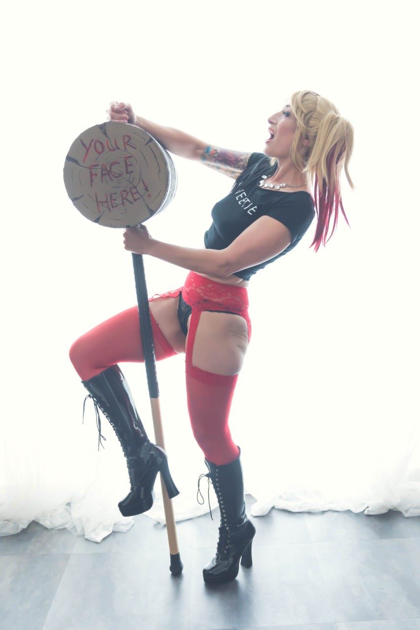 Harley with hammer