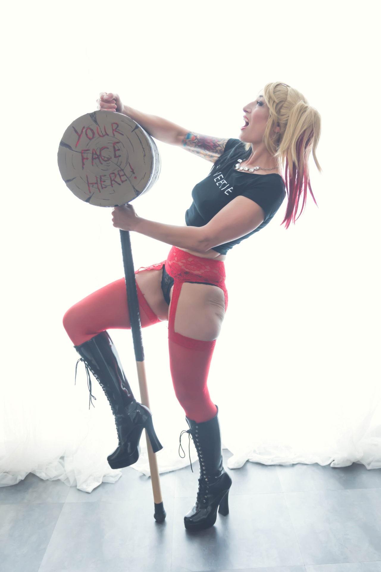 Harley with hammer