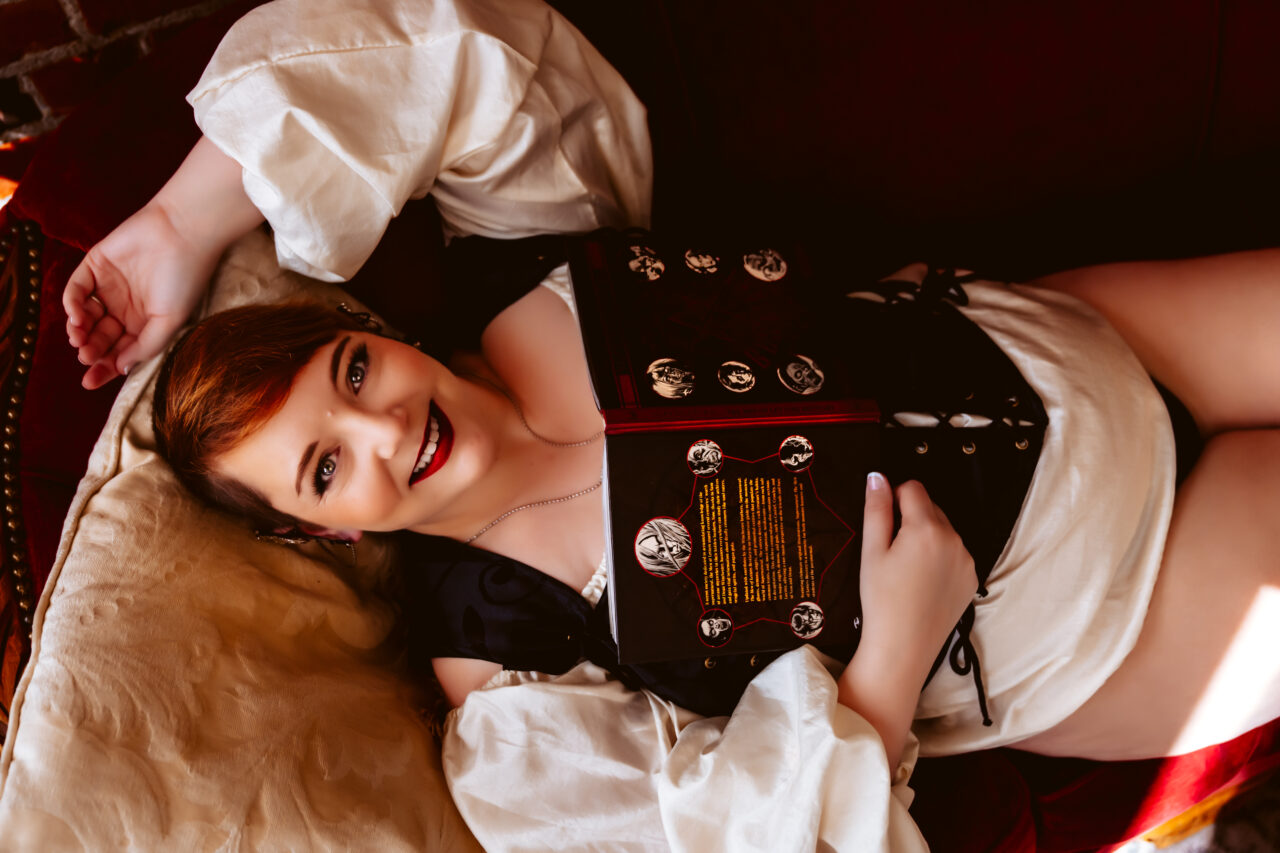 Fandom inspired boudoir session