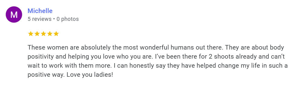 5 Star Google Review