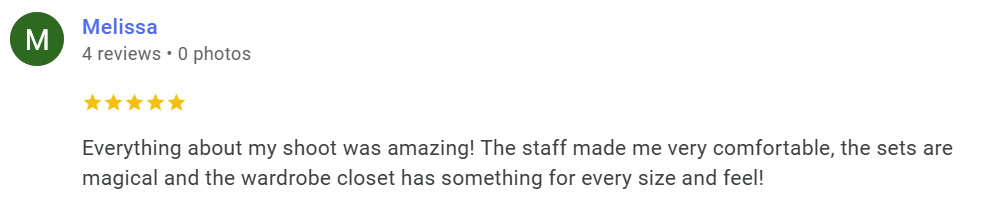 5 Star Google Review