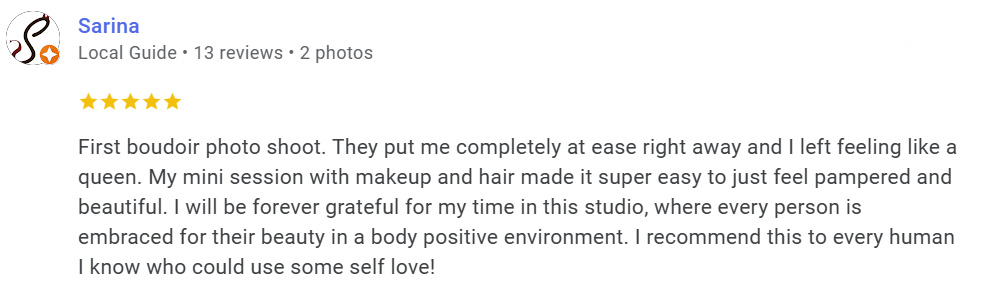 5 Star Google Review